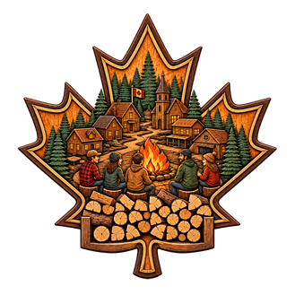 maple leaf fire community white bg